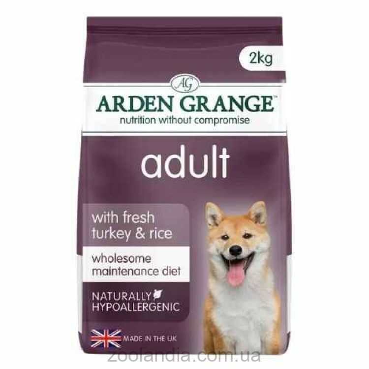 Arden (Арден Гранж) Grange Adult Fresh Turkey and Rice - Сухой корм для взрослых собак со свежей индейкой и рисом