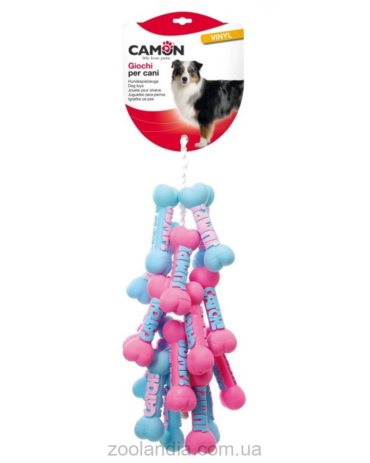 Camon (Камон) Giochi per cani - игрушка для собак виниловая кость 15см