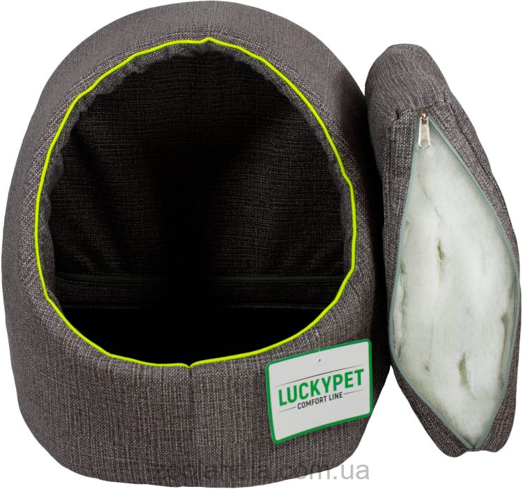 Lucky Pet (Лаки Пет) Алиса - Будка-лежак для собак и котов (серый)