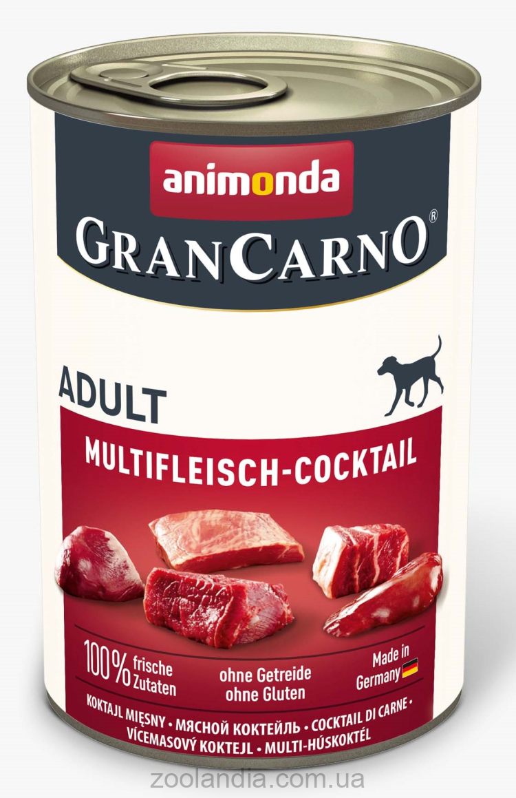 Animonda (Анимонда) GranCarno Adult Multi Meat Cocktail влажный корм для собак (мультимясной коктейль)