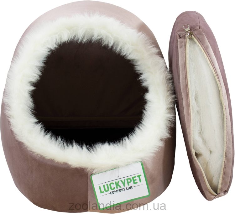 Lucky Pet (Лаки Пет) "Амур" - Домик-лежак для собак (розовый)