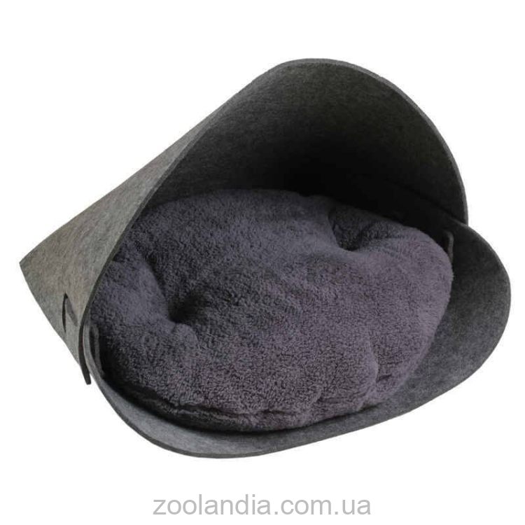 Red Point (Рэд Поинт) Shell Bed - Лежак-ракушка со съемной подушкой для котов и собак миниатюрных пород