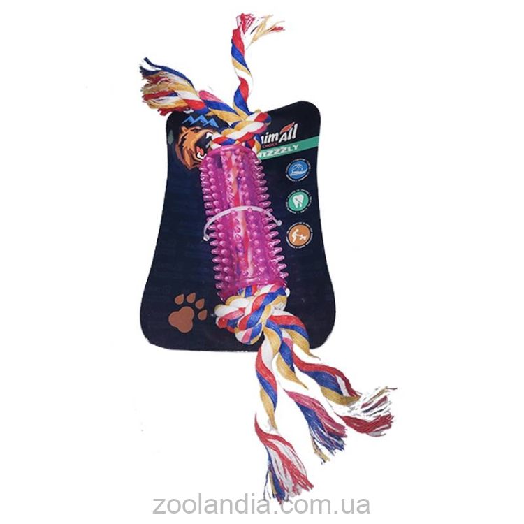 AnimAll (ЭнимАлл) GrizZzly Р1010 - Игрушка дентал Тунель с канатом