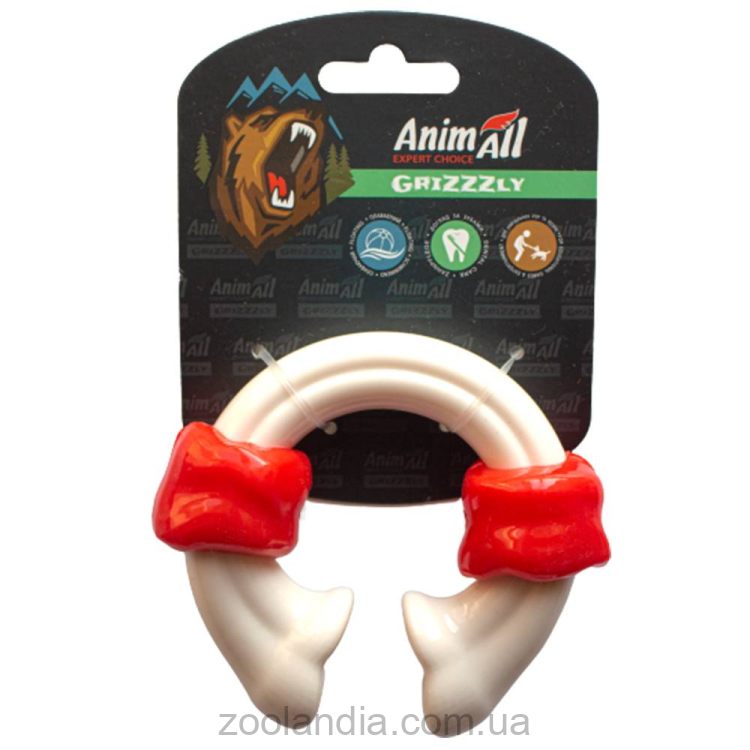 AnimAll (ЭнимАлл) GrizZzly 9949 - Игрушка-кость в форме кольца для собак