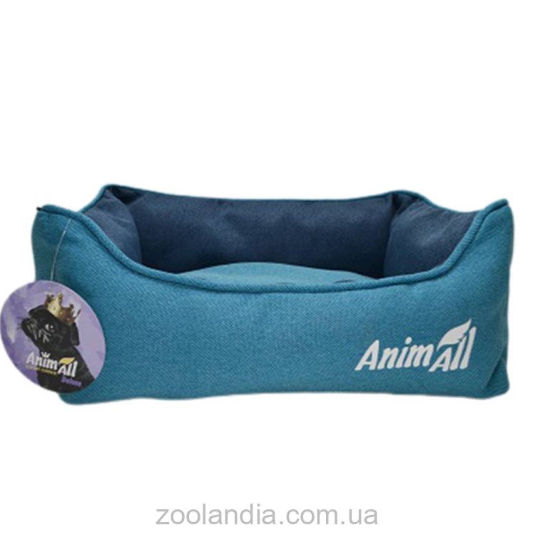 AnimAll (ЭнимАлл) Gama S Aqua – Лежак Гама для собак и котов, бирюзовый