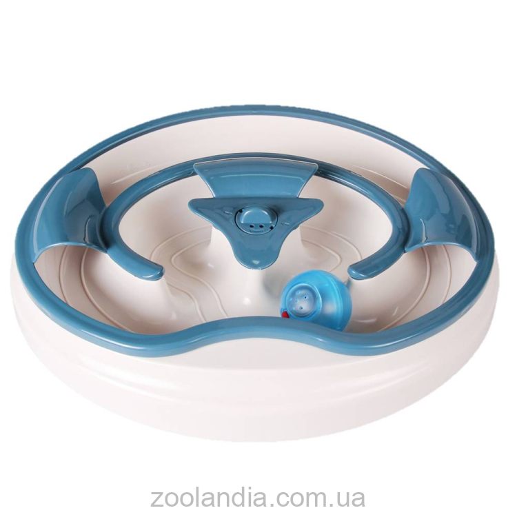 AnimAll (ЭнимАлл) CrazZzy - Игрушка-трек с музыкальным мячом для котов Р-1243