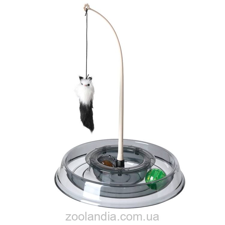 AnimAll (ЭнимАлл) CrazZzy – Игрушка-трек с мячом и мышкой для кота Р-1108-2