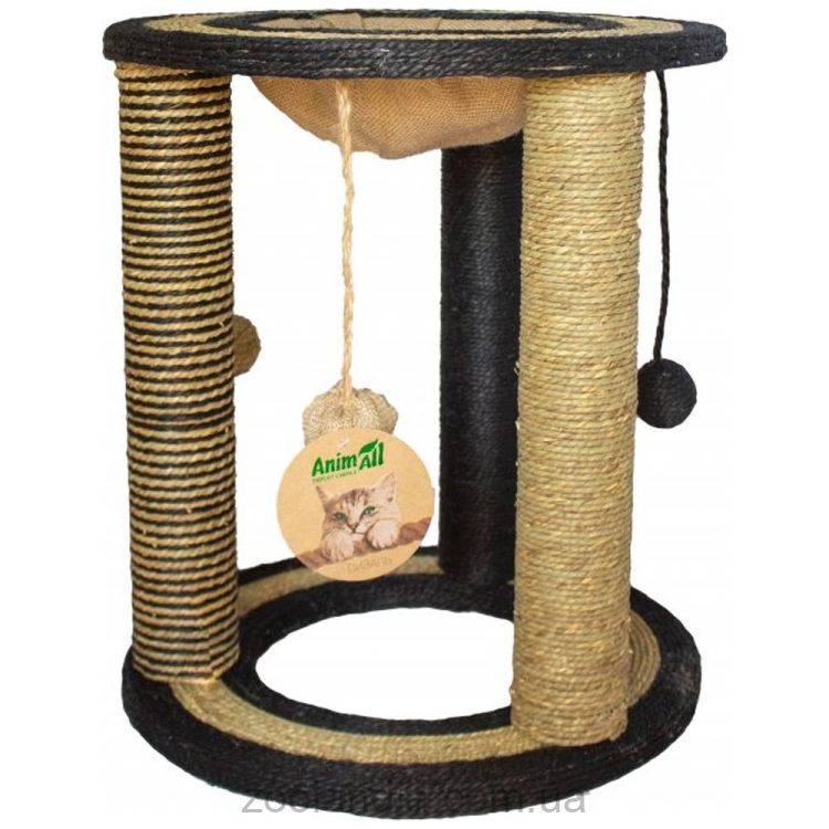 AnimAll (ЭнимАлл) Когтеточка-лежанка для кошек, круглая