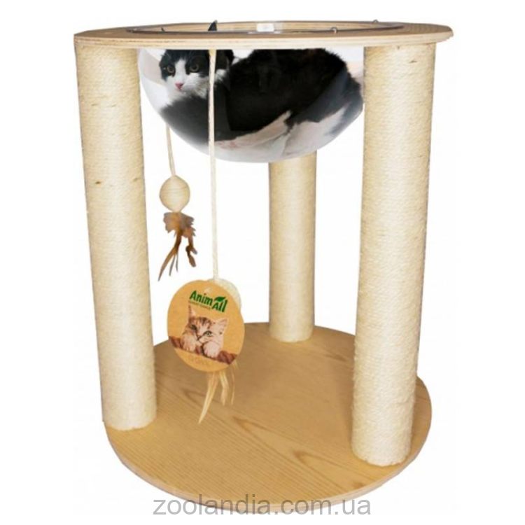 AnimAll (ЭнимАлл) Когтеточка-лежанка для кошек, прозрачная