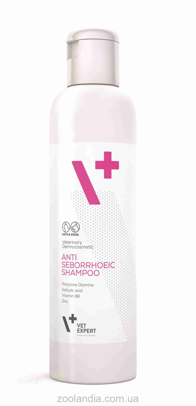 VetExpert (ВетЭксперт) Antiseborrhoeic Shampoo - Противосеборейный шампунь для собак и кошек