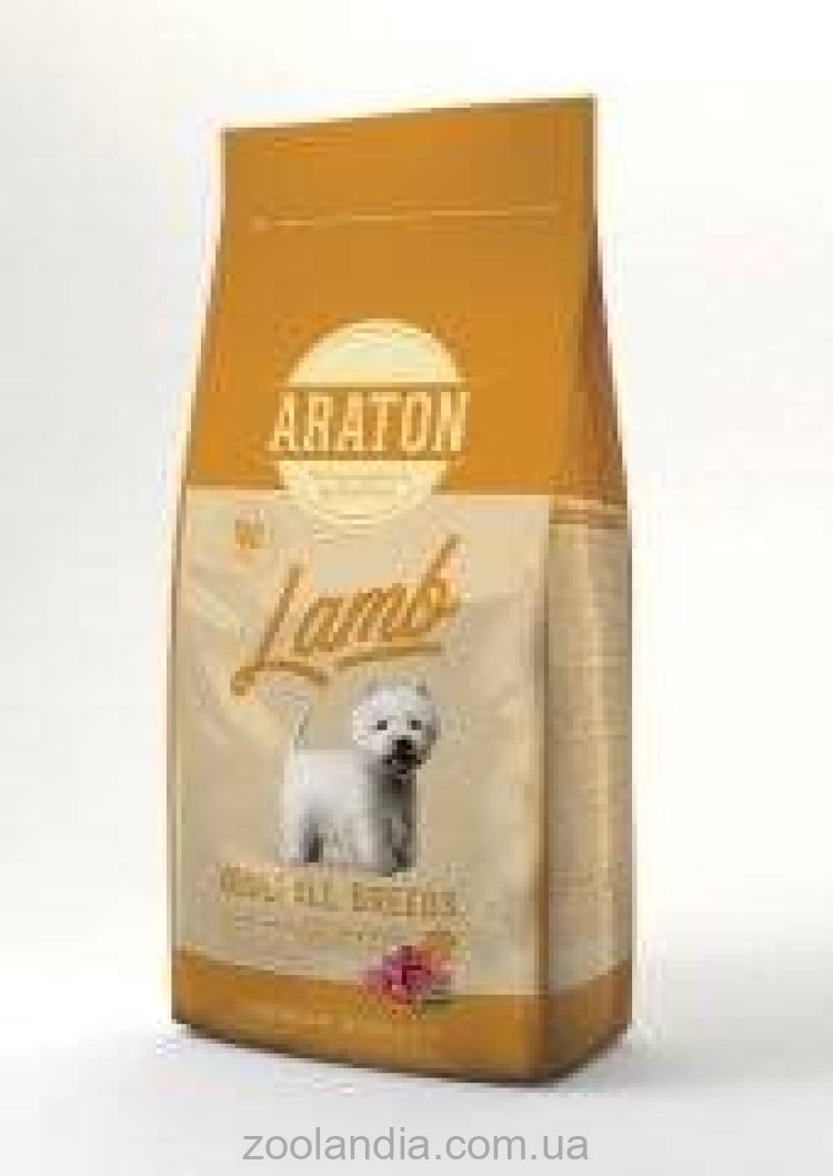 Araton Lamb Adult All Breeds - Сухой корм для взрослых собак всех пород (с ягненком и рисом)