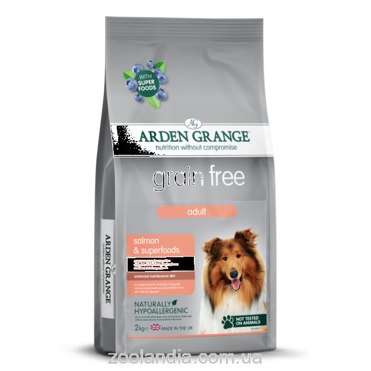 Arden (Арден Гранж) Grain free adult Salmon & Superfoods - Корм для взрослых собак (с лососем)