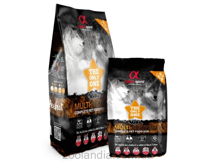 Alpha Spirit The Only One Multiprotein - Сухой мультипротеиновый корм для собак