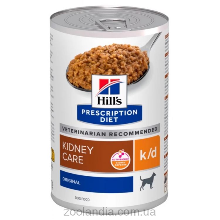 Hills Wet Prescription Diet Canine - лікувальний вологий корм для собак при нирковій недостатності