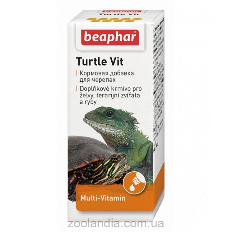 Beaphar (Беафар) Turtle Vit - Витаминная добавка для черепах, рыб, и других рептилий