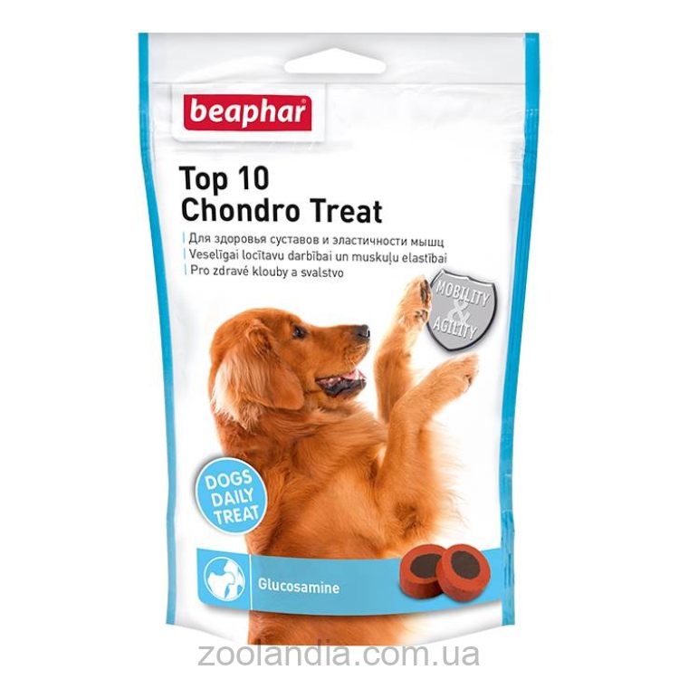 Beaphar (Беафар) Top 10 Chondro Treat Рулетики с глюкозамином для собак