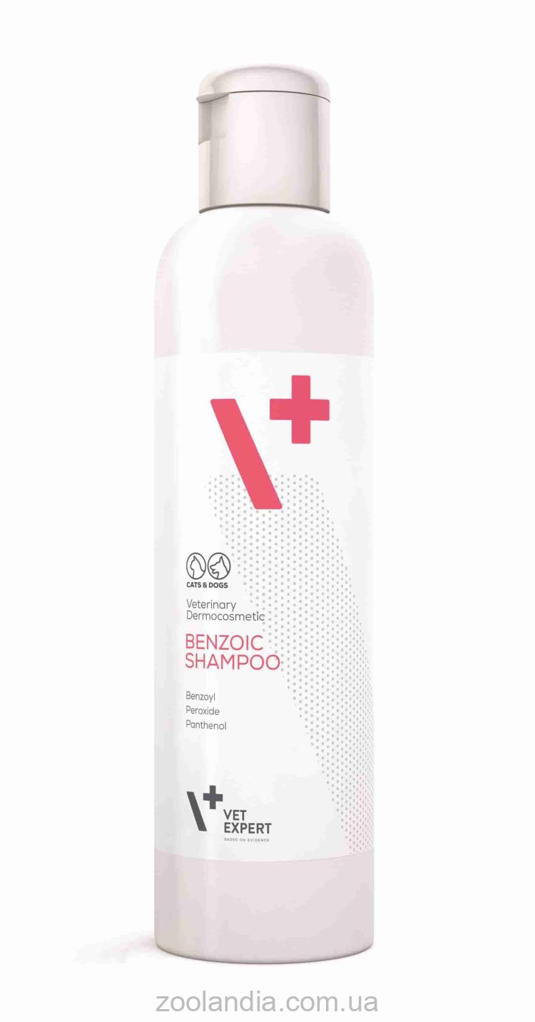VetExpert (ВетЭксперт) Benzoic Shampoo - Шампунь для собак и кошек с жирной кожей