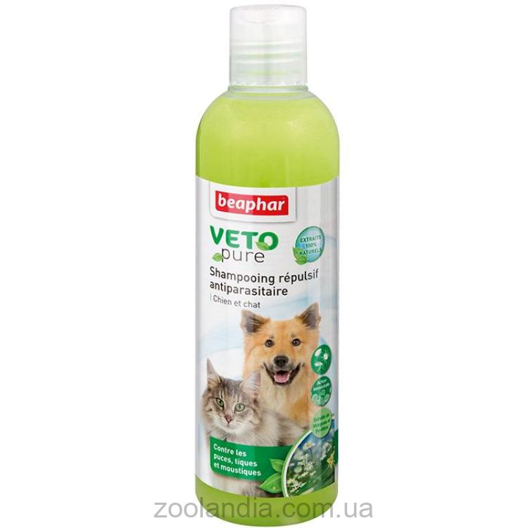 Beaphar (Беафар) Veto Pure Биошампунь от паразитов для кошек и собак