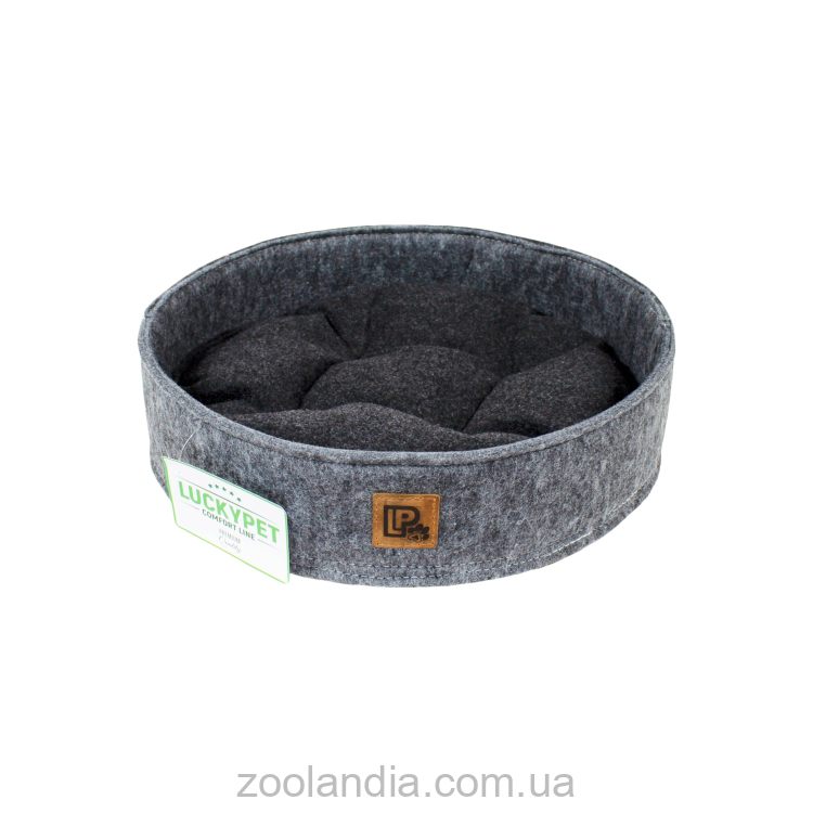 Lucky Pet (Лаки Пет) Дольче - Лежак для собак и котов, серый