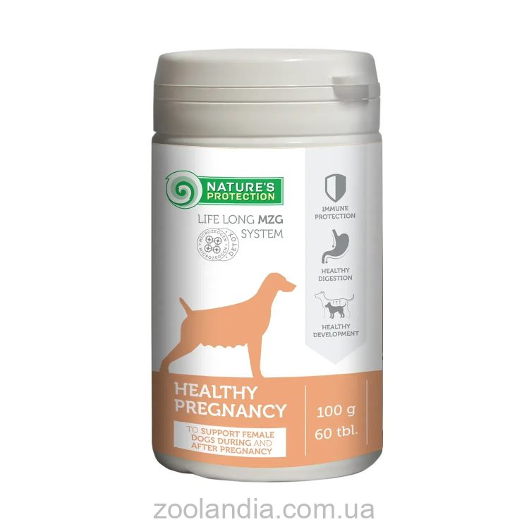 Nature's Protection (Нейчерес Протекшн) Healthy Pregnancy – Пищевая добавка для поддержания здоровья собак в период беременности и лактации