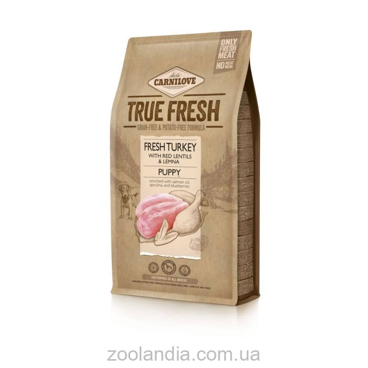 Carnilove (Карнилав) True Fresh Turkey Puppy - Сухой корм для щенков всех пород с индейкой