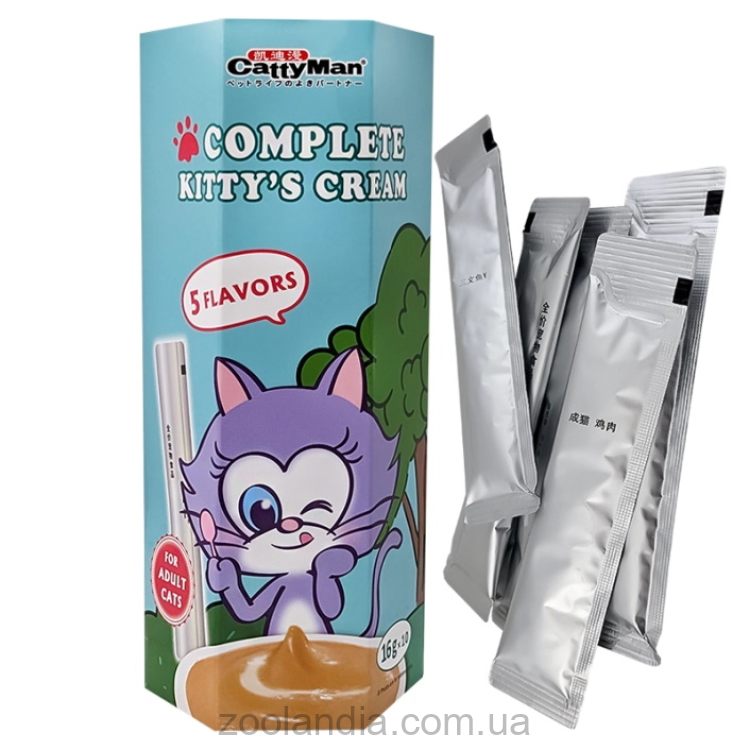 CattyMan (КэттиМен) Complete Kitty's Cream - Жидкое лакомство для кошек икра