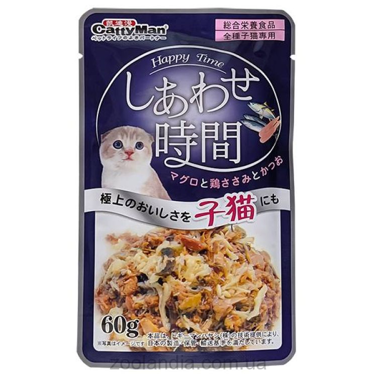 CattyMan (КэттиМэн) Fish Feast for Kittens влажный корм для котят в желе (тунец, макрель)