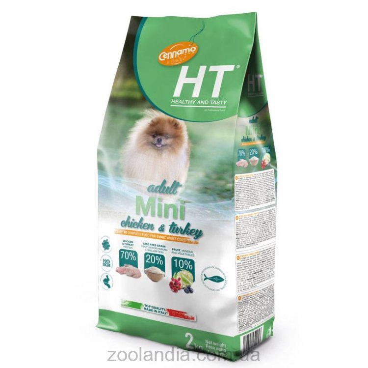 Cennamo HT Dog Adult Mini Chicken & Turkey - Сухой корм для взрослых собак с курицей и индейкой
