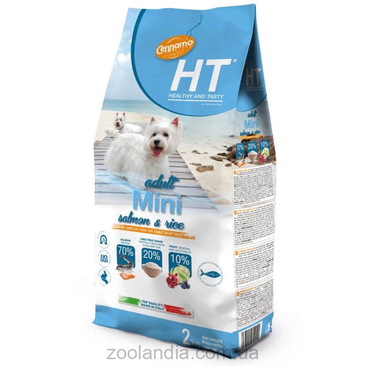 Cennamo HT Dog Adult Mini Salmon & Rice - Сухой корм для взрослых собак с лососем и рисом