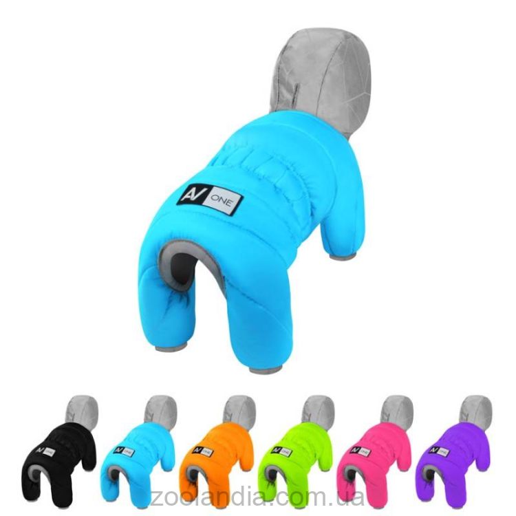 Collar (Коллар) AiryVest One комбинезон для собак, голубой