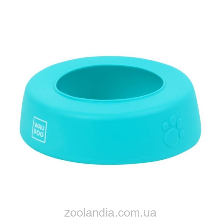 Collar (Коллар) Waudog Silicone миска-непроливайка 1 л (розовый/голубой/желтый/серый)