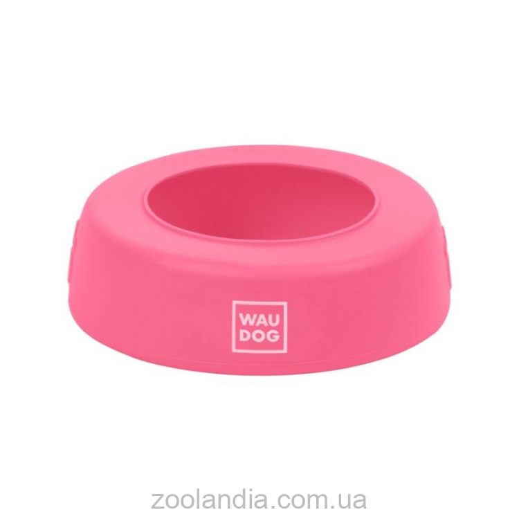 Collar (Коллар) Waudog Silicone миска-непроливайка 750 мл (розовый/голубой/желтый/серый)