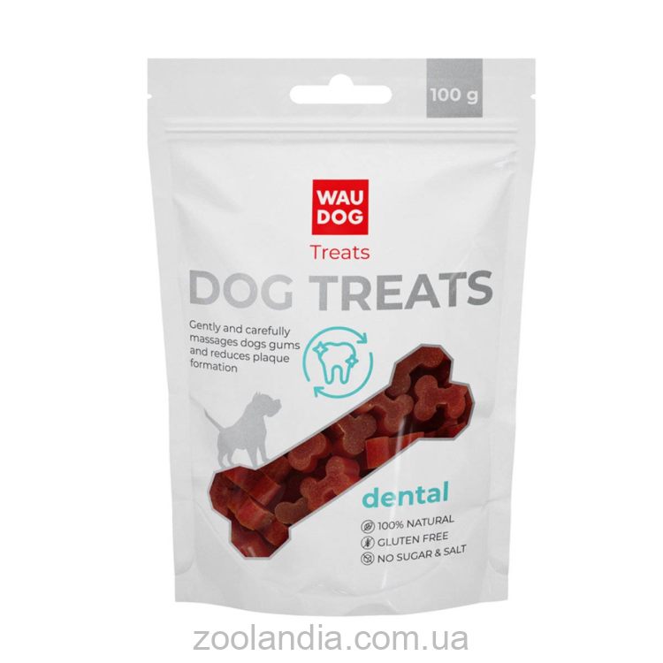 Collar (Коллар) WAUDOG Treats Лакомства для собак стоматологическая кость со вкусом курицы, 100 г