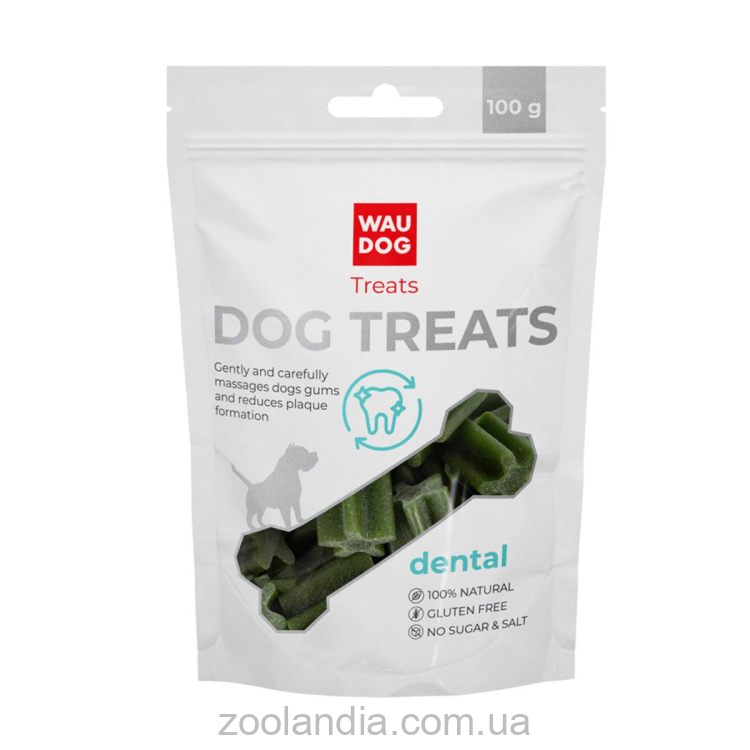 Collar (Коллар) WAUDOG Treats Лакомства для собак стоматологическая палочка со вкусом шпината и ванил, 100 г