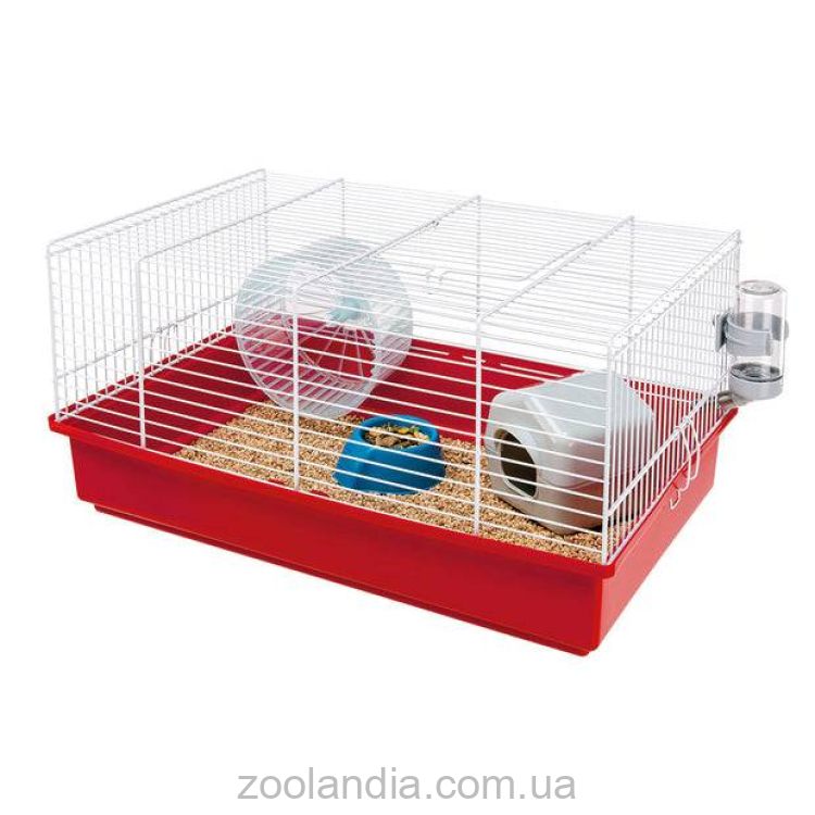 Ferplast (Ферпласт) Cage Criceti 9 White клетка для хомяка, 46x29,5x23 см (белый металл)