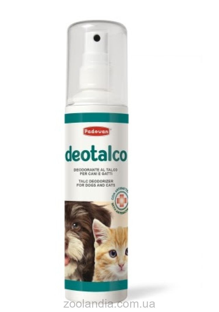 Padovan (Падован) Deo Talco косметическое дезодорирующее средство с тальком для собак и кошек