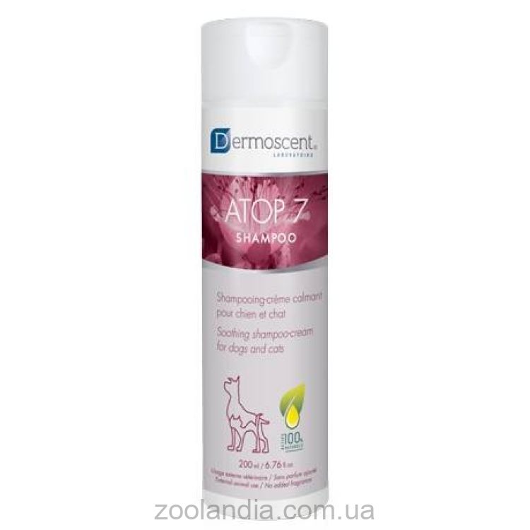 Dermoscent (Дермосент) ATOP 7 Shampoo - Успокаивающий крем-шампунь при аллергии и атопии у кошек и собак