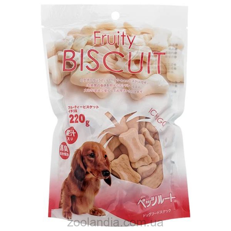DoggyMan (ДоггиМен) Biscuit Strawberry – Печенье с натуральным клубничным соком для собак и щенков