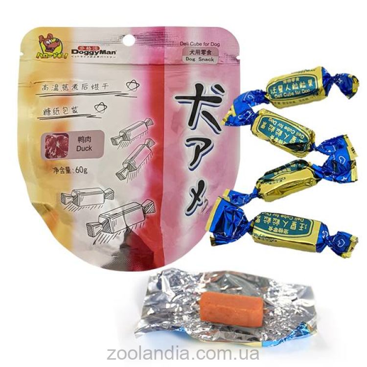 DoggyMan (ДоггиМен) Deli Cube Duck – Лакомство конфеты с мясом утки для собак и щенков