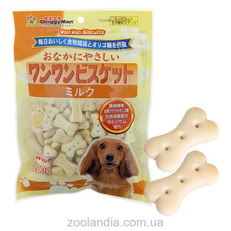 DoggyMan (ДоггиМен) Healthy Biscuit Milk – Печенье с молоком для собак и щенков