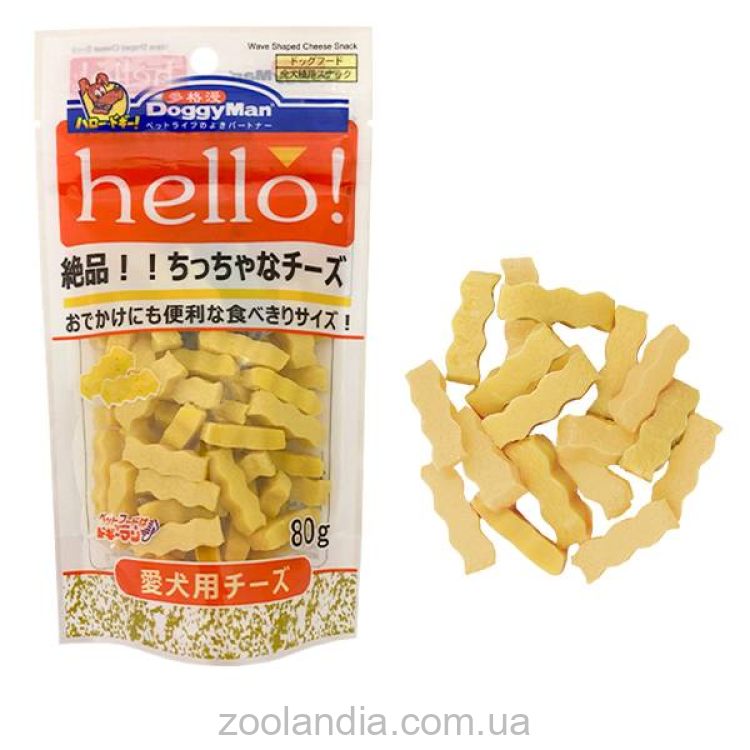 DoggyMan (ДоггиМен) Wave Shaped Cheese Snack Original – Лакомство сырные палочки для собак и щенков