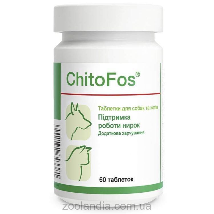 Dolfos (Дольфос) ChitoFos Витаминно-минеральная добавка при заболеваниях мочевыводящих путей у собак и котов