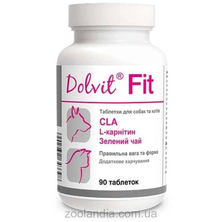 Dolfos (Дольфос) Dolvit Fit добавка для собак и кошек с избыточным весом