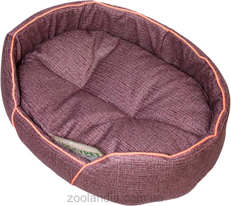 Lucky Pet (Лаки Пет) Долли - Лежак для собак и котов, фиолетово-коричневый
