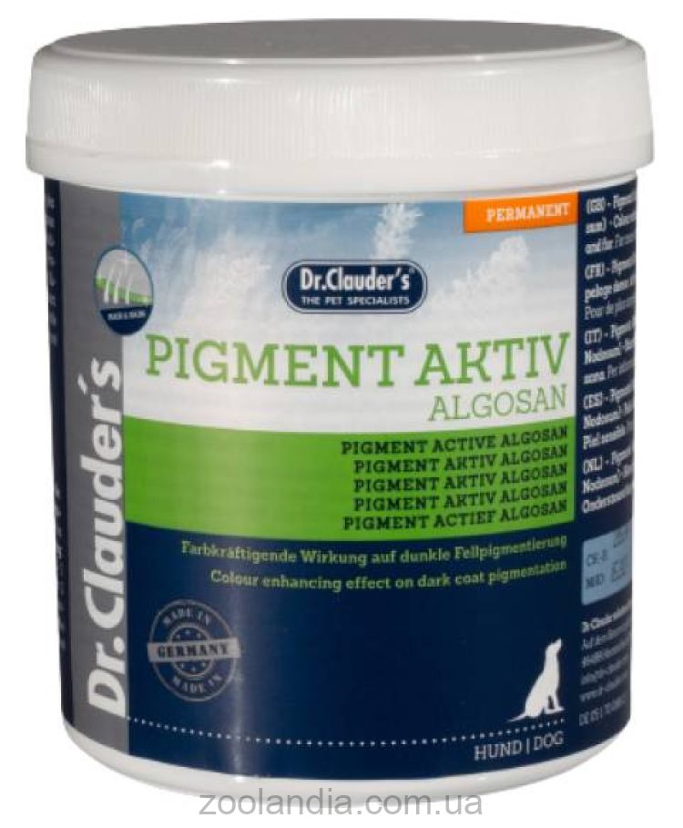 Dr.Clauder’s (Доктор Клаудер) Pigment Active Algosan Добавка для собак с темным окрасом
