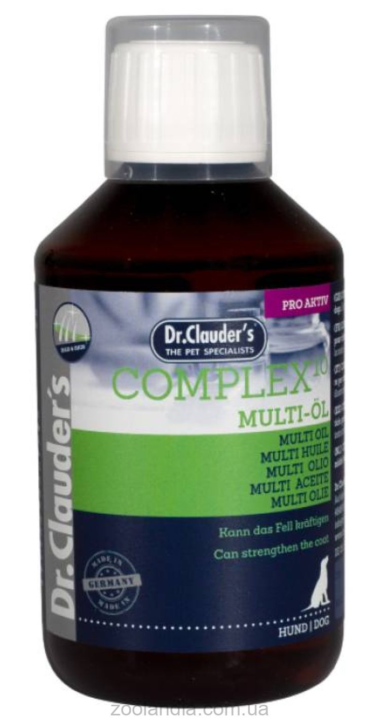 Dr.Clauder’s (Доктор Клаудер) Hair &Skin Multi Derm Complex10 Oil Комплекс 10 масел для шерсти и кожи собак