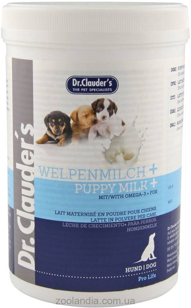 Dr.Clauder’s (Доктор Клаудер) Pro Life Puppy Milk Plus Заменитель сучьего молока для щенков и кормящик собак