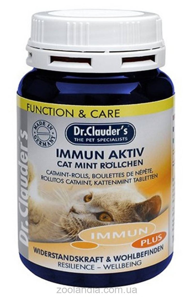 Dr.Clauder’s (Доктор Клаудер) Immun Aktiv Cat Mint Rollchen Иммуностимулирующие витамины для кошек