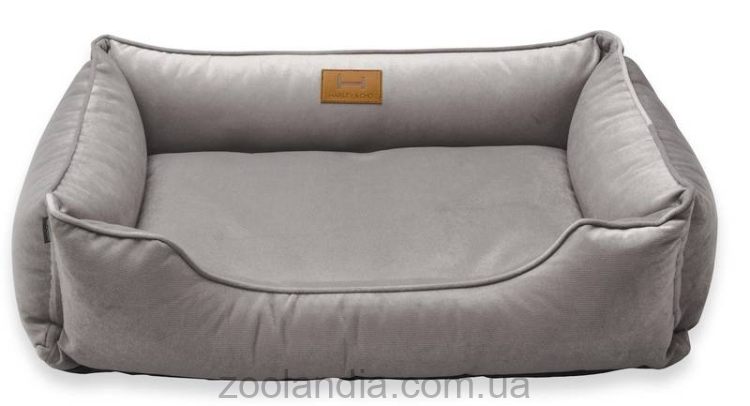 Harley & Cho (Харли энд Чо) Dreamer Gray Velour лежак для кошек и собак (серый)
