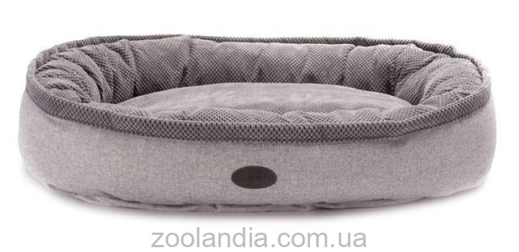 Harley & Cho (Харли энд Чо) Donut Grey овальный лежак для собак (серый)